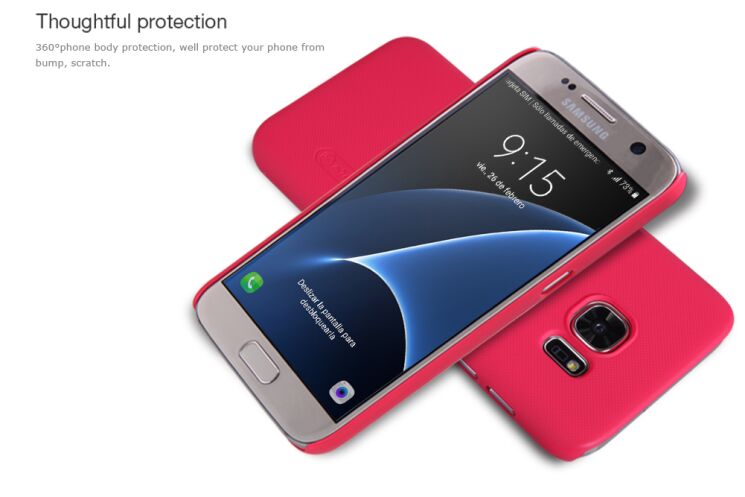 Накладка NILLKIN Frosted Shield для Samsung Galaxy S7 (G930) - Black: фото 16 з 16