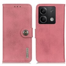 Чехол-книжка KHAZNEH Wallet Cover для Xiaomi Redmi Note 13 5G - Pink: фото 1 из 8