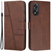 Чохол-книжка UniCase Jet Cover для OPPO A38 / A18 - Brown: фото 1 з 10