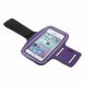 Чехол на руку Deexe Running Sports для смартфонов шириной до 77мм - Purple (981116V). Фото 3 из 8
