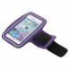 Чехол на руку Deexe Running Sports для смартфонов шириной до 77мм - Purple (981116V). Фото 1 из 8