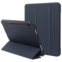 Чохол UniCase Soft UltraSlim для Samsung Galaxy Tab S8 Ultra (T900/T906) - Dark Blue: фото 1 з 8