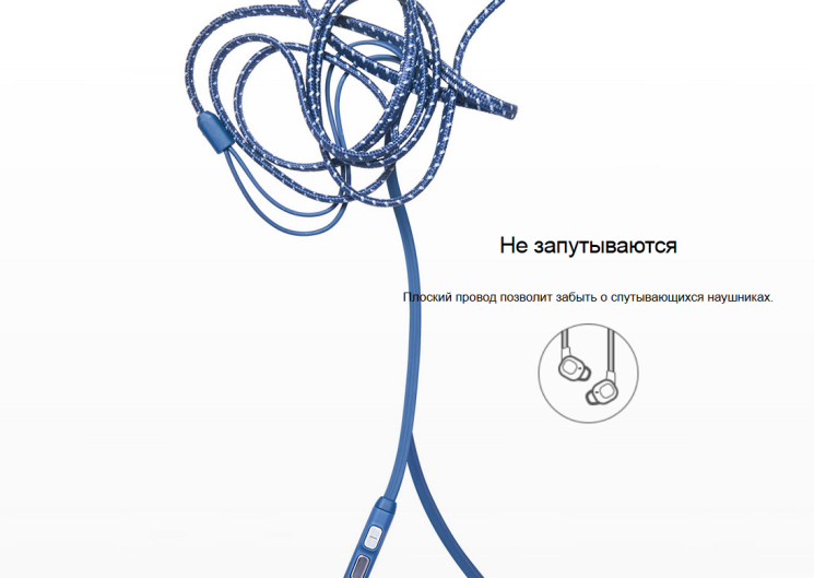 Проводная стерео-гарнитура Samsung Rectangle Design EO-IA510BLEGRU: фото 9 из 10