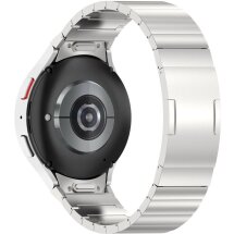Ремінець Deexe Titanium Steel для Samsung Galaxy Watch 4 / 4 Classic / 5 / 5 Pro / 6 / 6 Classic - Silver: фото 1 з 5