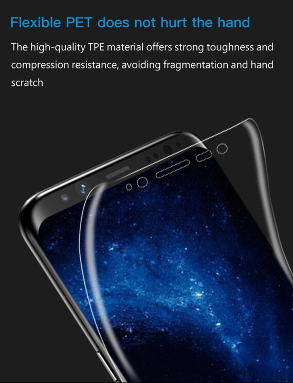 Защитная пленка BASEUS Arc Surface Full Coverage для Samsung Galaxy S8 (G950): фото 13 из 19