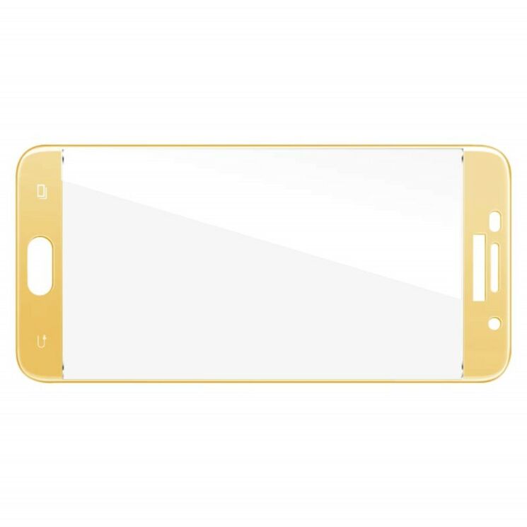 Защитное стекло IMAK 3D Full Protect для Samsung Galaxy A7 2017 (A720) - Gold: фото 4 из 9