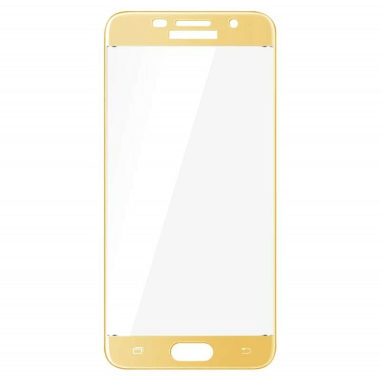 Защитное стекло IMAK 3D Full Protect для Samsung Galaxy A7 2017 (A720) - Gold: фото 1 из 9