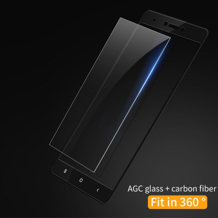 Захисне скло LENUO CF Full Cover для Xiaomi Redmi Note 4X - White: фото 10 з 11