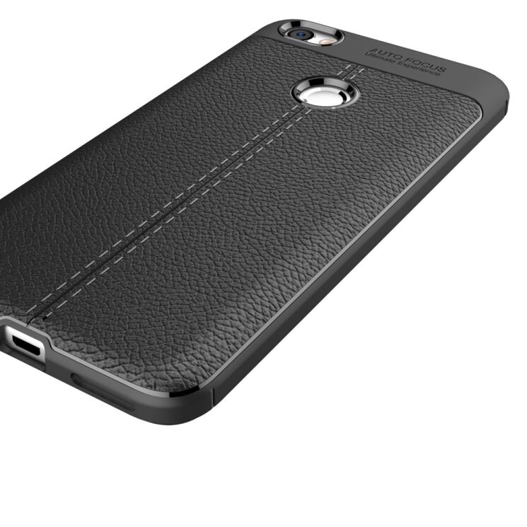 Захисний чохол Deexe Leather Cover для Xiaomi Redmi Note 5A - Black: фото 7 з 11