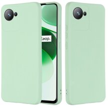 Захисний чохол Deexe Silicone Case для Realme C30 / Narzo 50i Prime - Green: фото 1 з 7