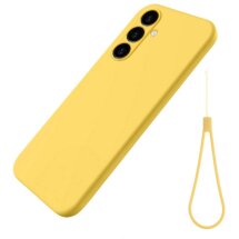 Защитный чехол Deexe Silicone Case для Samsung Galaxy A25 (A256) - Yellow: фото 1 из 8