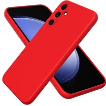 Защитный чехол Deexe Silicone Case для Samsung Galaxy A35 (A356) - Red: фото 1 из 8