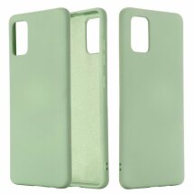 Защитный чехол Deexe Silicone Case для Samsung Galaxy A51 (А515) - Green: фото 1 из 5
