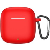 Защитный чехол Deexe Silicone Sleeve для Huawei FreeBuds SE 2 - Red: фото 1 из 5
