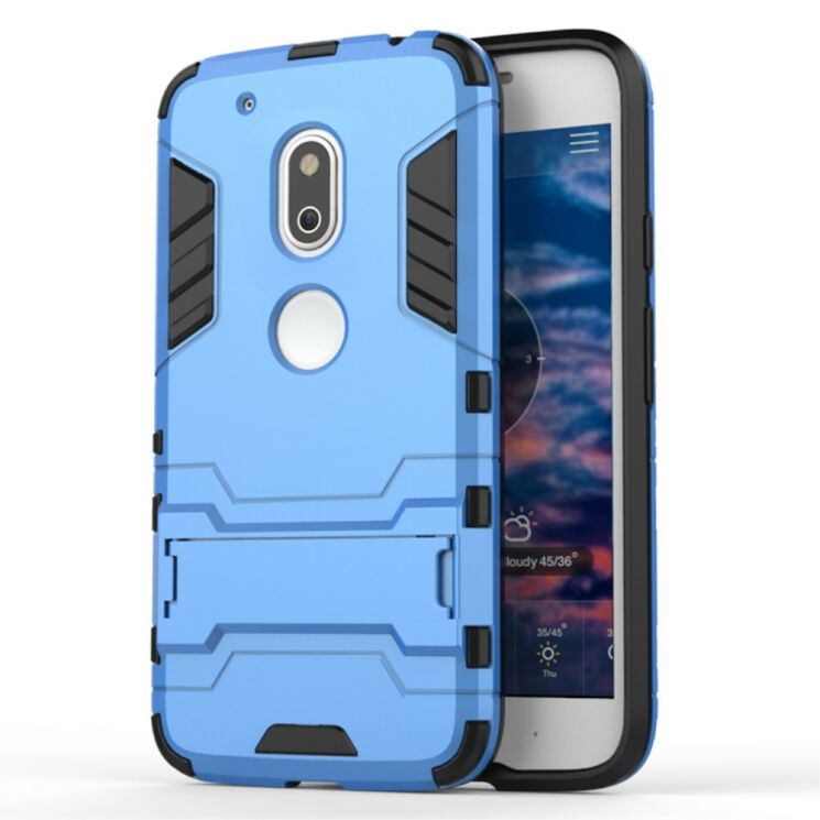 Захисний чохол UniCase Hybrid для Motorola Moto G4 Play - Light Blue: фото 1 з 7