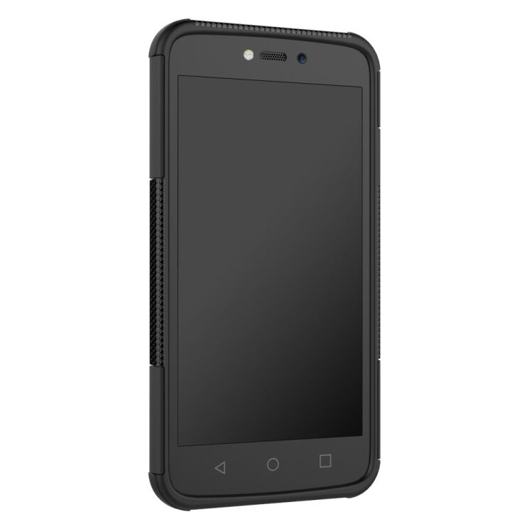 Захисний чохол UniCase Hybrid X для Motorola Moto C Plus - Black: фото 3 з 9
