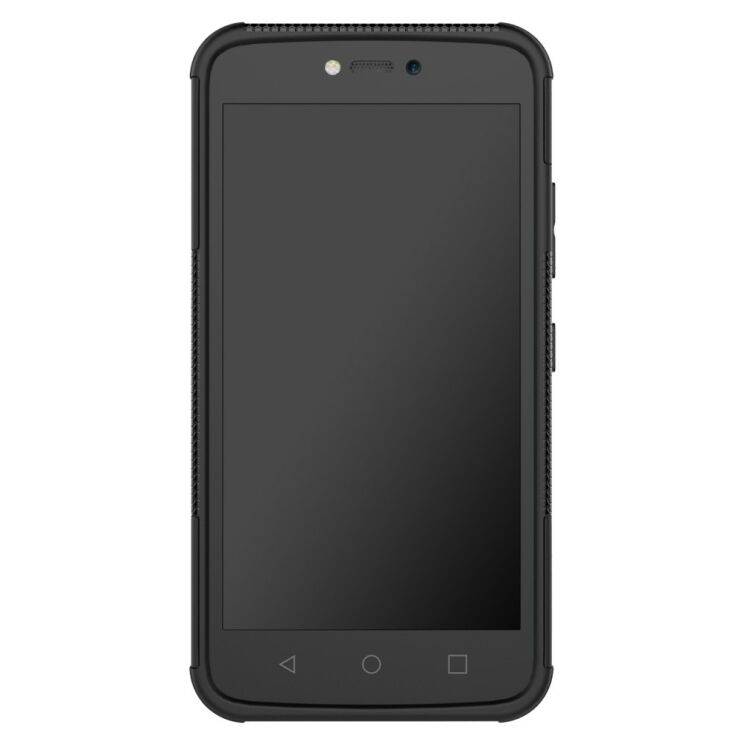Захисний чохол UniCase Hybrid X для Motorola Moto C Plus - Black: фото 2 з 9