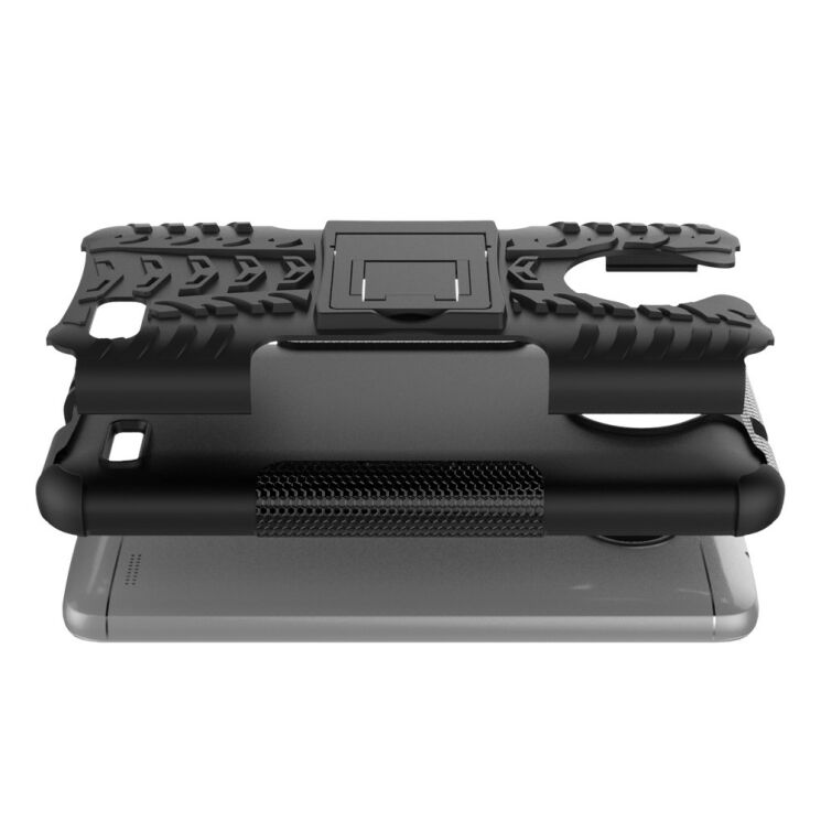 Захисний чохол UniCase Hybrid X для Motorola Moto E4 - Black: фото 9 з 11