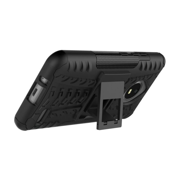 Защитный чехол UniCase Hybrid X для Motorola Moto E4 - Black: фото 8 из 11