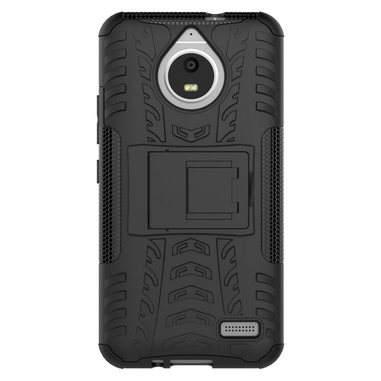 Захисний чохол UniCase Hybrid X для Motorola Moto E4 - Black: фото 2 з 11