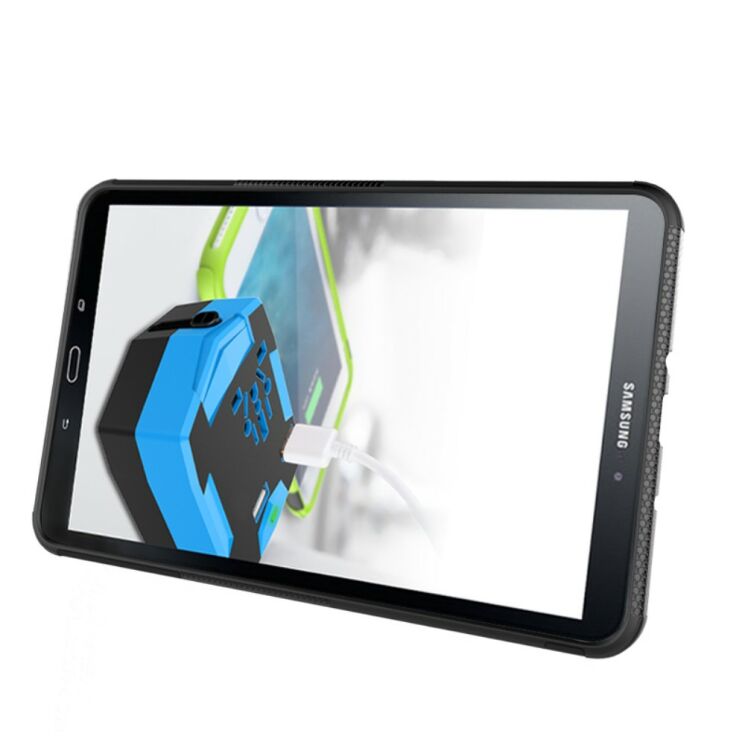 Защитный чехол UniCase Hybrid X для Samsung Galaxy Tab A 10.1 (T580/585) - Black: фото 9 из 9