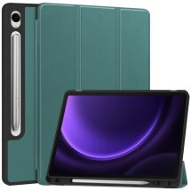 Захисний чохол UniCase Soft UltraSlim для Samsung Galaxy Tab S9 / S9 FE (X710/716/510) - Blackish Green: фото 1 з 10