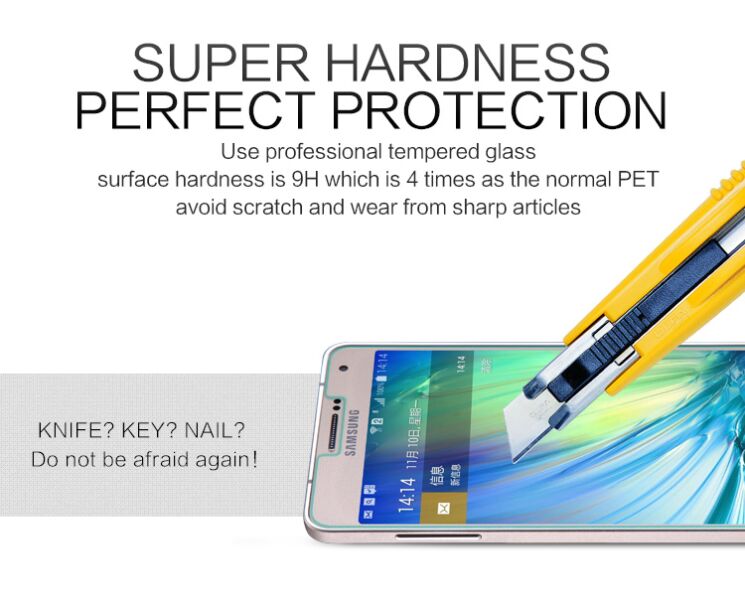 Защитное стекло NILLKIN Amazing H Nano для Samsung Galaxy A7 (A700): фото 4 из 13