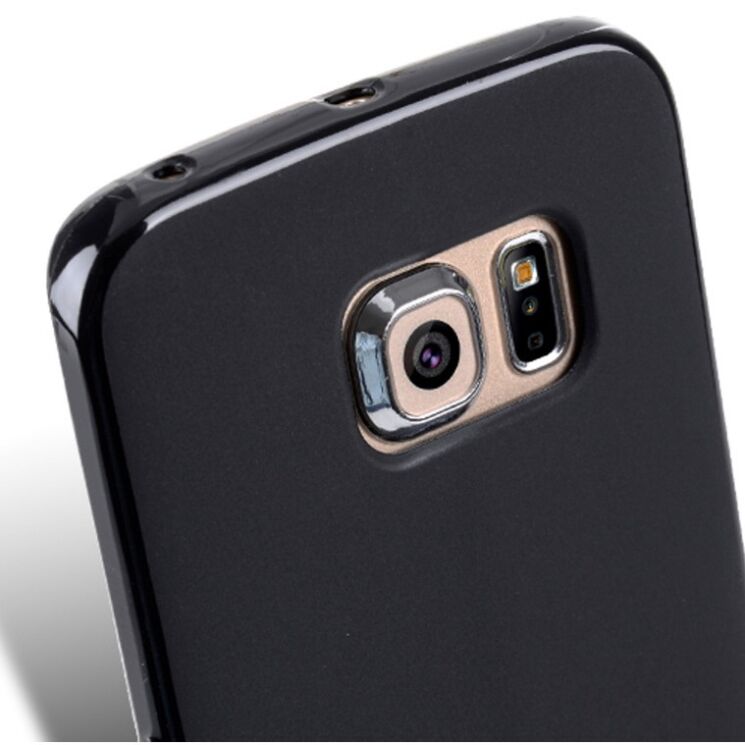Силиконовая накладка Melkco Poly Jacket для Samsung Galaxy S6 edge (G925) - Black: фото 4 з 5