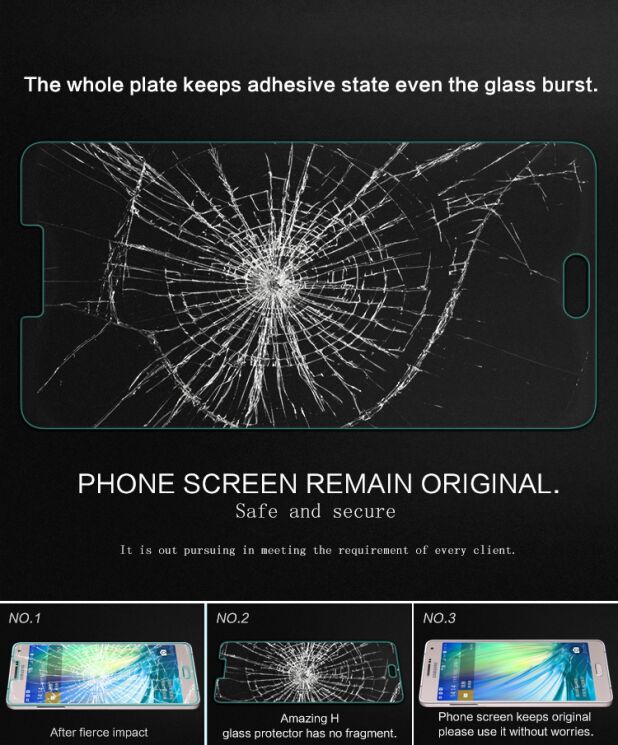 Захисне скло NILLKIN Amazing H Nano для Samsung Galaxy A7 (A700): фото 8 з 13