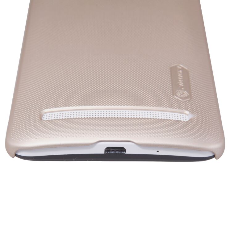 Пластиковая накладка NILLKIN Frosted Shield для ASUS ZenFone 2 (ZE550/551ML) - Gold: фото 4 з 14