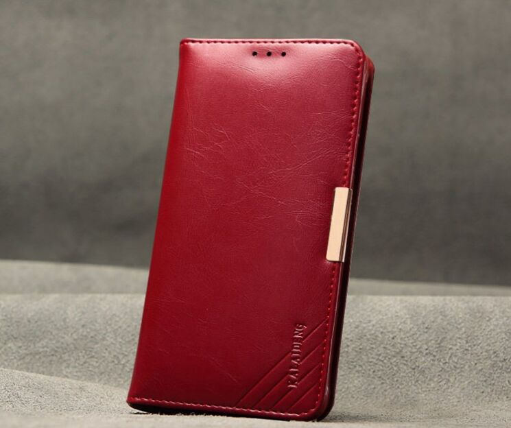 Кожаный чехол KLD Royal Series II для Samsung Galaxy Note 4 (N910) - Red: фото 7 из 19