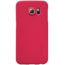 Пластиковая накладка NILLKIN Frosted Shield для Samsung Galaxy S6 edge (G925) - Red: фото 1 з 16