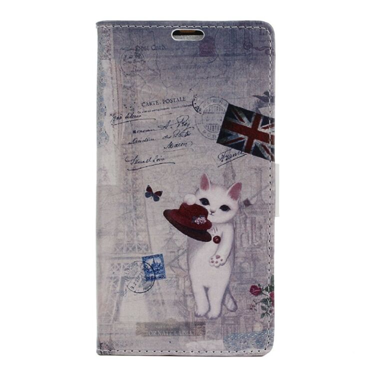 Чохол-книжка Deexe Color Wallet для Meizu M5 Note - Cool Cat: фото 1 з 7