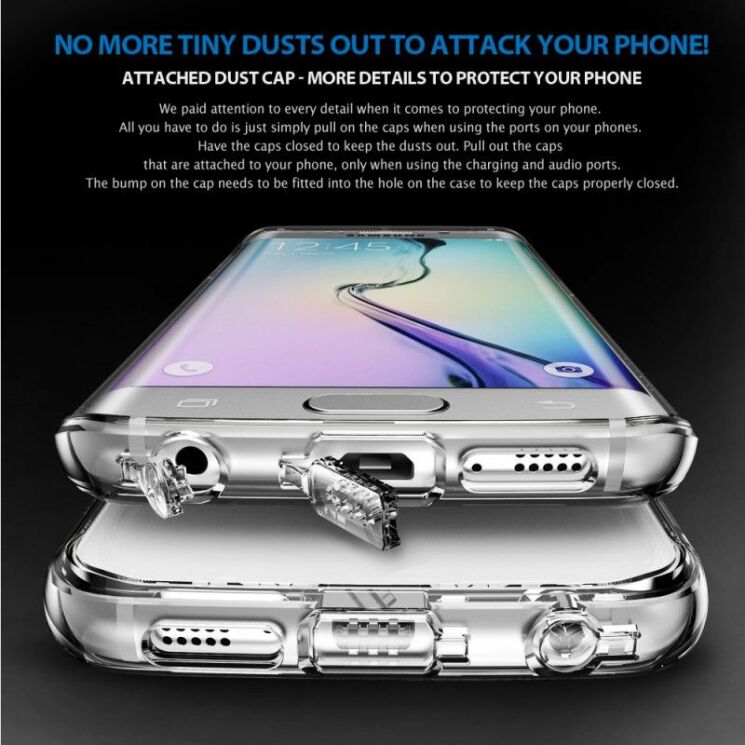 Накладка Ringke Fusion для Samsung Galaxy S6 edge (G925) - Transparent: фото 4 из 6