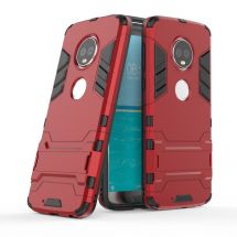 Защитный чехол UniCase Hybrid для Motorola Moto G6 Plus (XT1926) - Red: фото 1 из 5