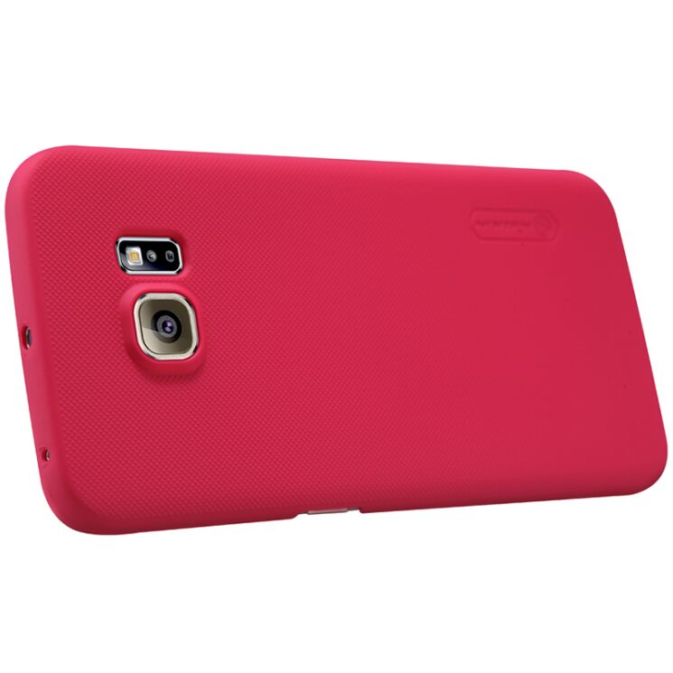 Пластиковая накладка NILLKIN Frosted Shield для Samsung Galaxy S6 edge (G925) - Red: фото 2 з 16