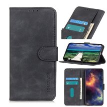 Чохол-книжка KHAZNEH Retro Wallet для Samsung Galaxy S22 Ultra - Black: фото 1 з 10