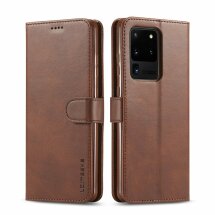 Чохол LC.IMEEKE Wallet Case для Samsung Galaxy S20 Ultra (G988) - Coffee: фото 1 з 10