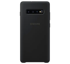 Чохол Silicone Cover для Samsung Galaxy S10 Plus (G975) EF-PG975TBEGRU - Black: фото 1 з 4