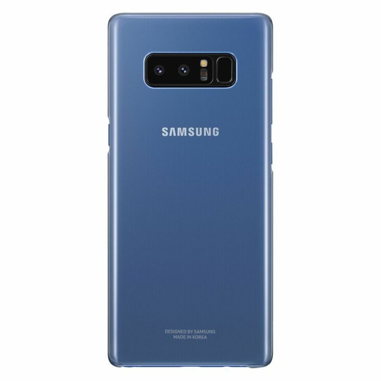Чохол Clear Cover для Samsung Galaxy Note 8 (N950) EF-QN950CBEGRU - Blue: фото 1 з 6