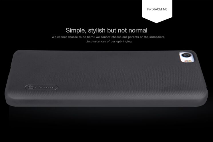 Пластиковый чехол NILLKIN Frosted Shield для Xiaomi Mi5 - Black: фото 8 из 17