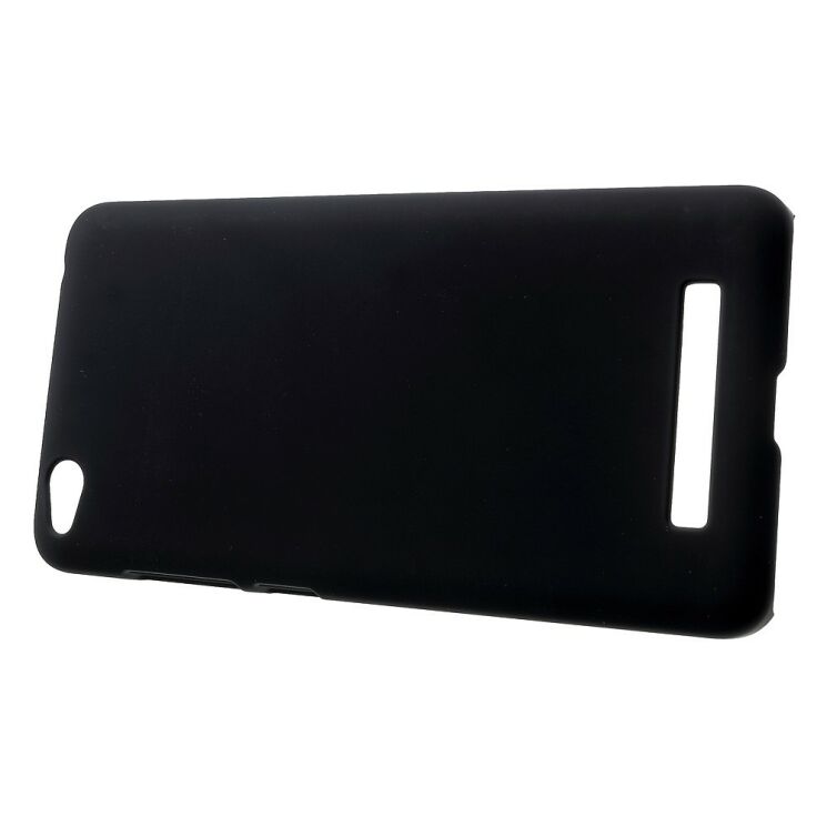 Пластиковый чехол Deexe Hard Shell для Xiaomi Redmi 4A - Black: фото 2 из 6