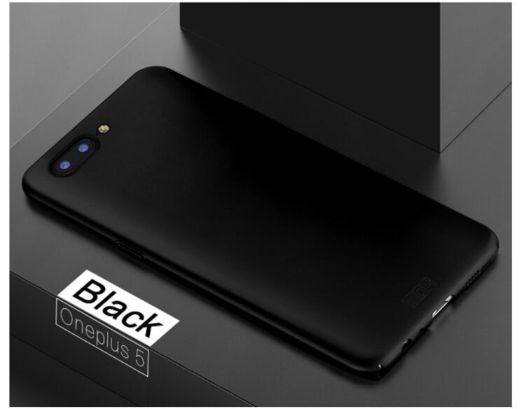 Пластиковий чохол MOFI Slim Shield для OnePlus 5 - Black: фото 2 з 10
