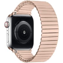 Ремешок Deexe Metal Loop для Apple Watch 42 / 44 / SE 44 / 45 / Ultra / Ultra 2 (49mm) - Rose Gold: фото 1 из 7