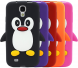 Силиконовая накладка Deexe Penguin Series для Samsung Galaxy S4 (i9500) - Pink (GS4-9585P). Фото 5 из 5