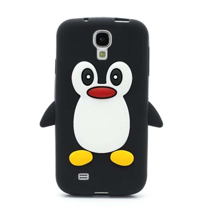 Силиконовая накладка Deexe Penguin Series для Samsung Galaxy S4 (i9500) - Black: фото 2 из 4