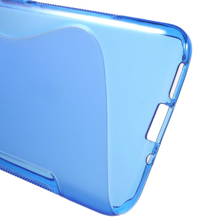 Силиконовый чехол Deexe S Line для LG G5 - Blue: фото 4 из 8