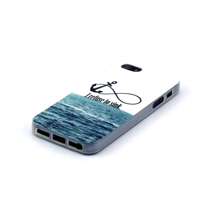 Силіконовий чохол Deexe Life Style для iPhone 5/5s/SE - Anchor&Sea: фото 2 з 3