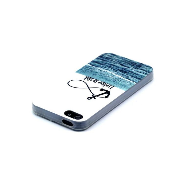 Силіконовий чохол Deexe Life Style для iPhone 5/5s/SE - Anchor&Sea: фото 3 з 3