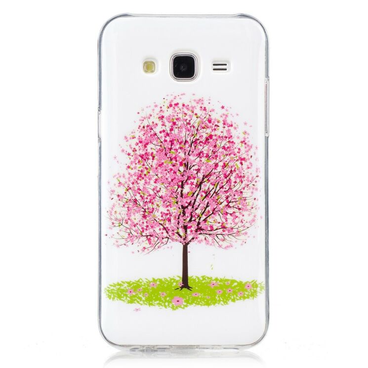 Силіконовий (TPU) чохол Deexe LumiCase для Samsung Galaxy J5 (J500) - Colorful Tree: фото 2 з 6